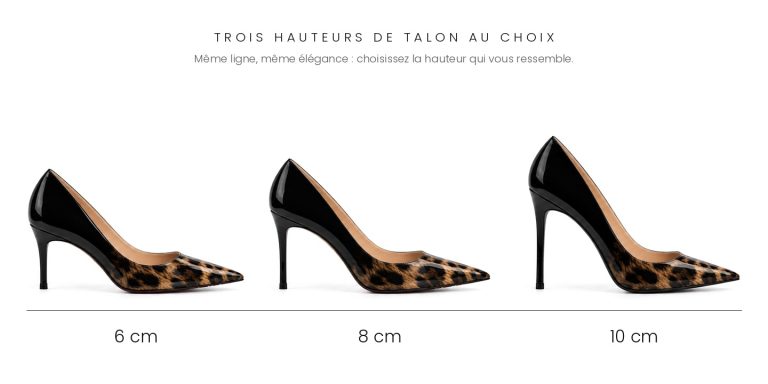 Talon de 6, 8 ou 10 cm
